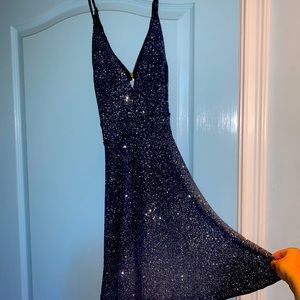 Windsor dark blue sparkly dress
